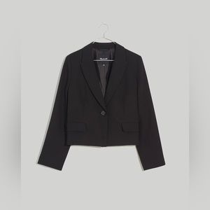 Madewell Cropped Tuxedo Blazer - XXS